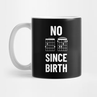 No GF Since Birth G and F Chords Tabs Dark Theme Mug